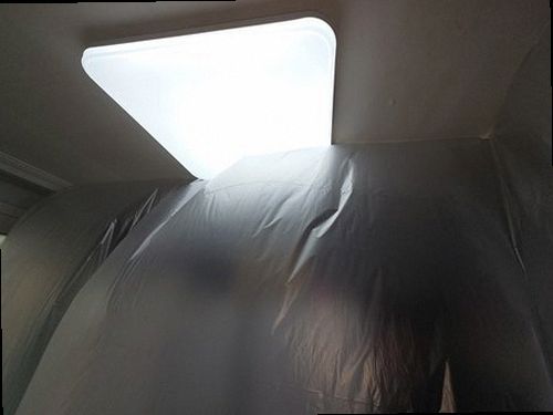 대전 동구 누수탐지 벽지 젖음 범위를 표시한 천장과 벽면 점검 위치